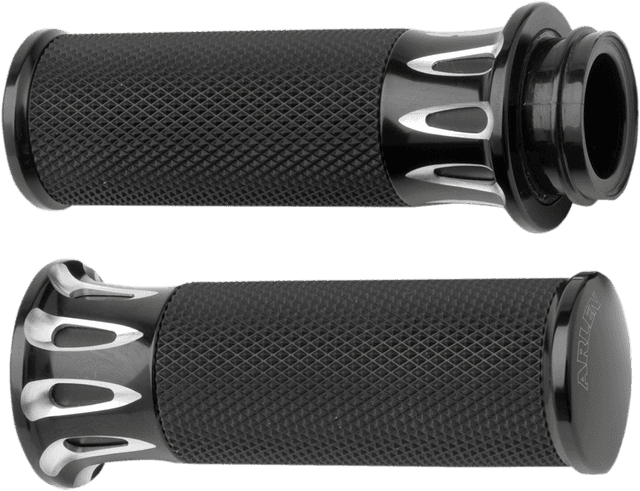 ARLEN NESS 0630-1036 Fusion Deep Cut Grips - TBW - Black