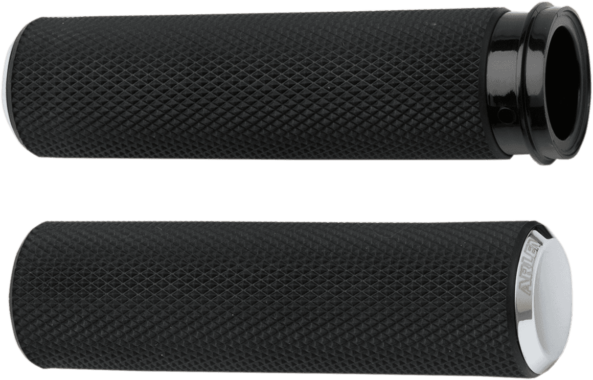 ARLEN NESS 0630-1041 Knurled Grips - Cable - Chrome