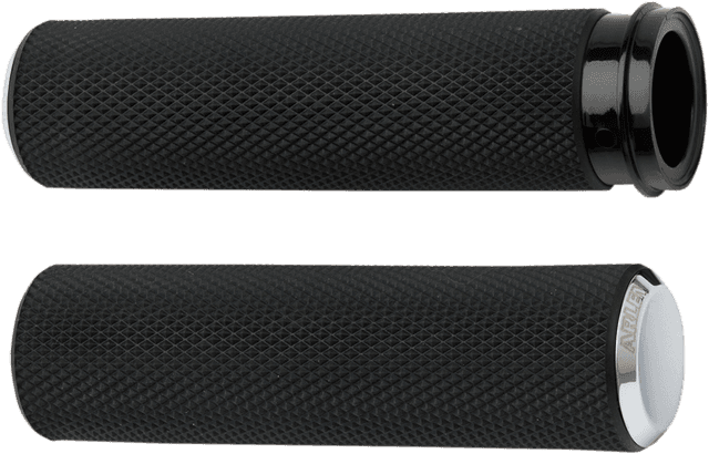ARLEN NESS 0630-1041 Knurled Grips - Cable - Chrome