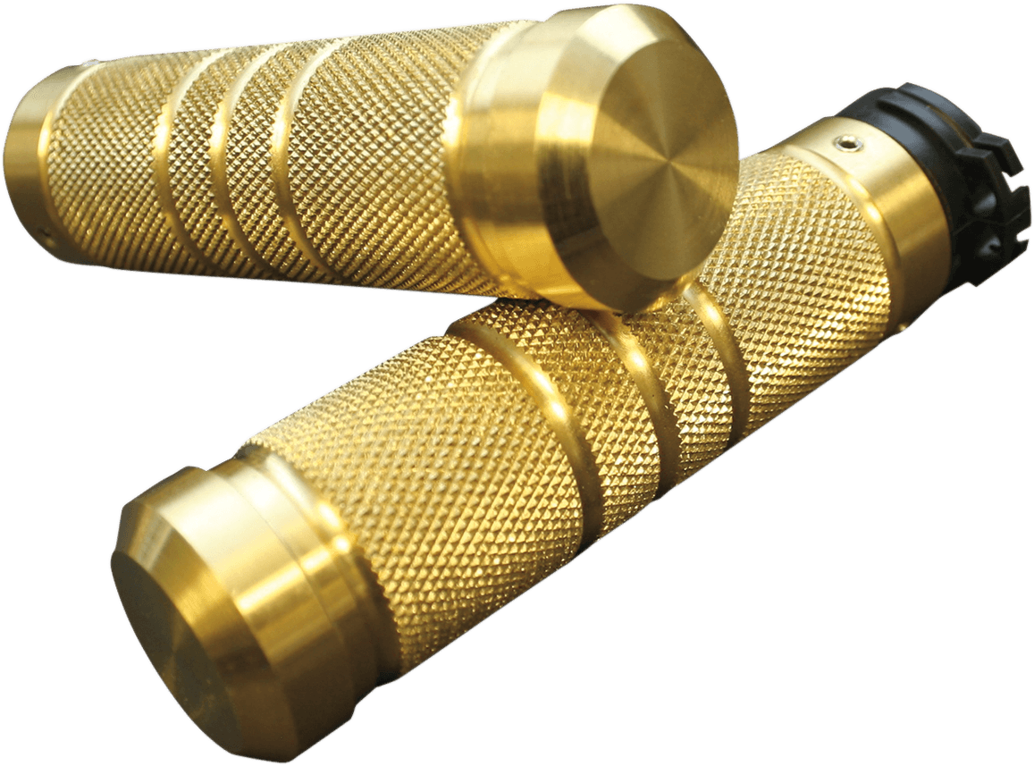 ACCUTRONIX 0630-1119 Knurled Grooved Custom Grips - Brass