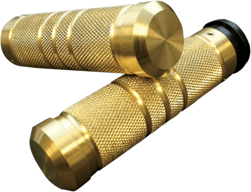 ACCUTRONIX 0630-1124 Knurled Grooved Custom Grips - TBW - Brass