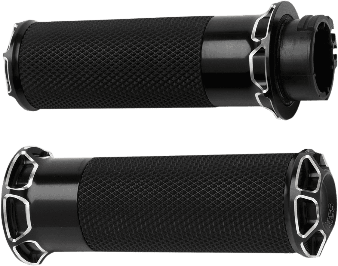 ARLEN NESS 0630-1161 Beveled Grips - TBW - Black