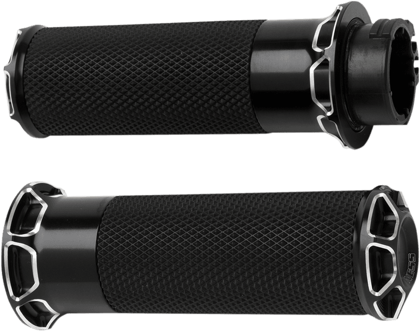 ARLEN NESS 0630-1161 Beveled Grips - TBW - Black — image 1 of 2