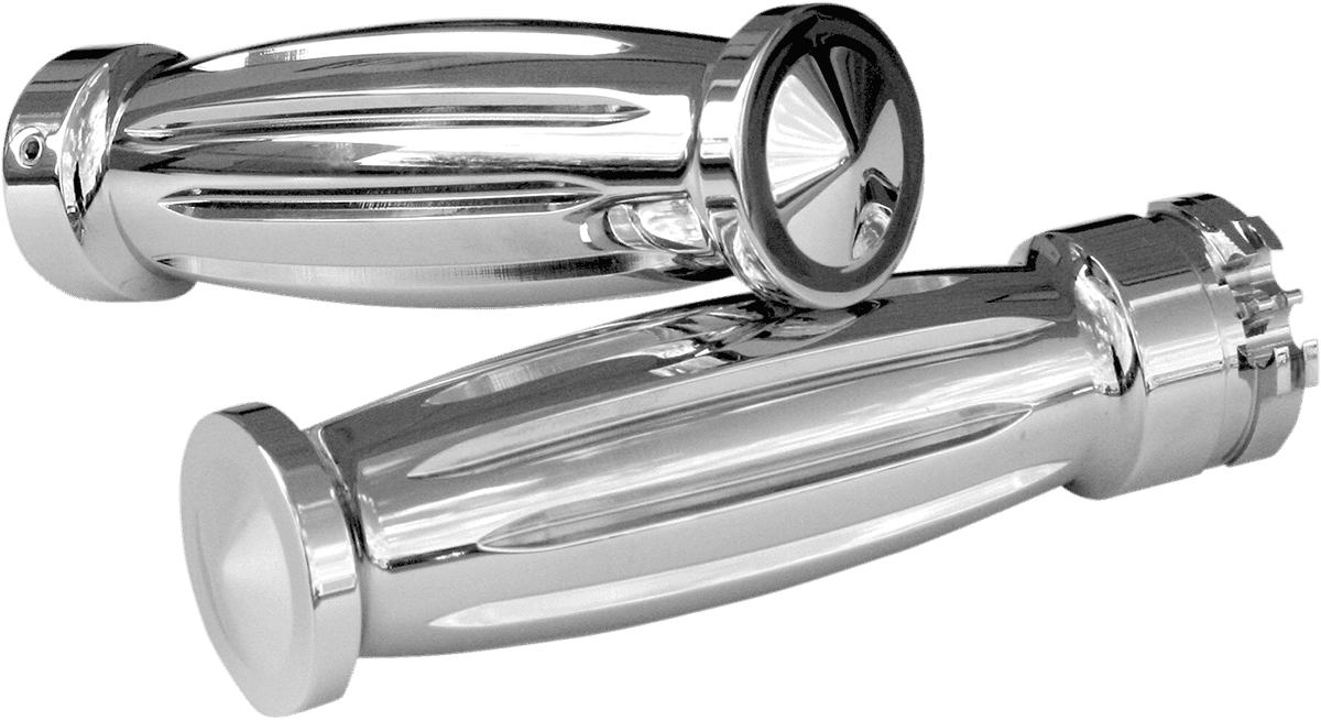 ACCUTRONIX 0630-1453 Custom Grips - Diamond - Cable - Chrome
