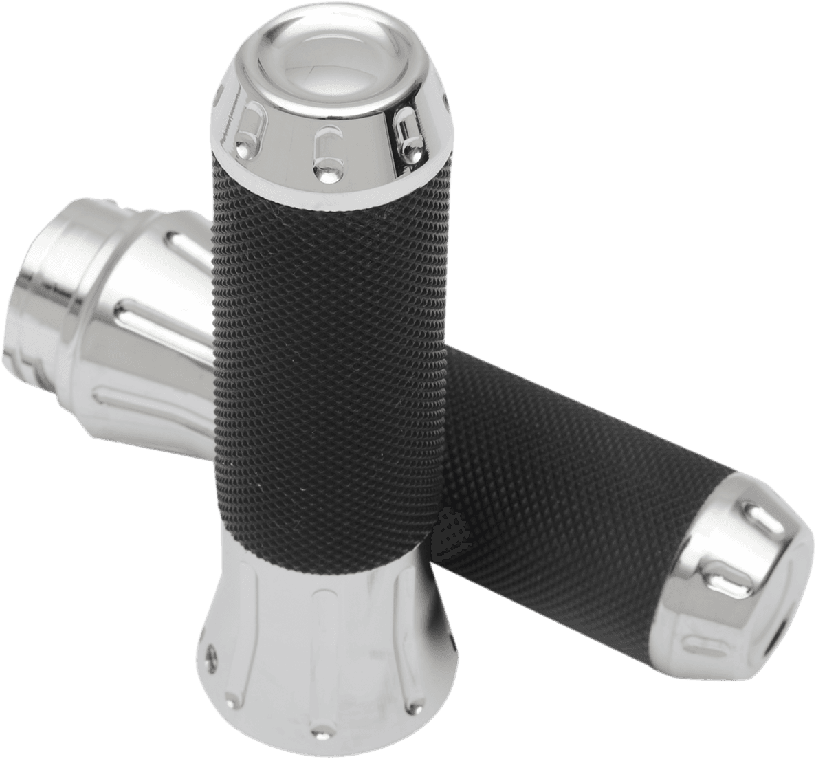 DRAG SPECIALTIES 0630-1610 Custom Grips - Chrome