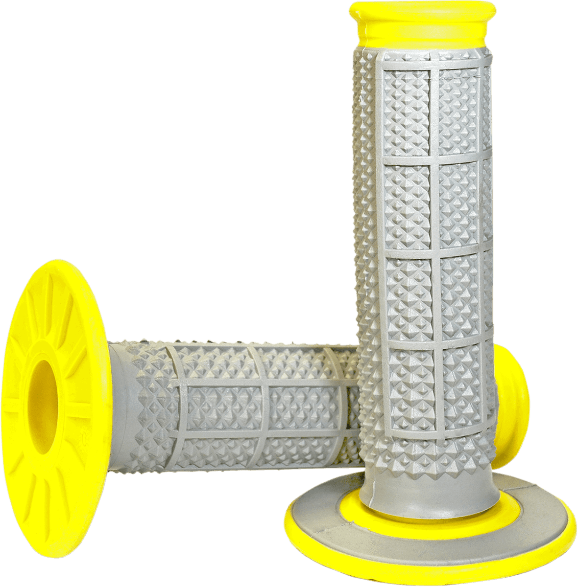 RENTHAL 0630-1640 Tapered Dual-Compound Grips - Yellow