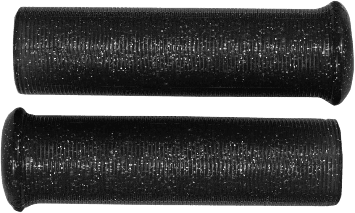EMGO 0630-1755 Star Fire Flake Grips - Retro - Metal - 1" - Black