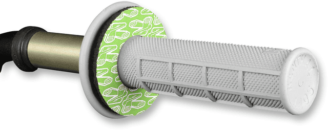 RENTHAL 0630-2084 Grip Donutz - White/Green — image 2 of 2