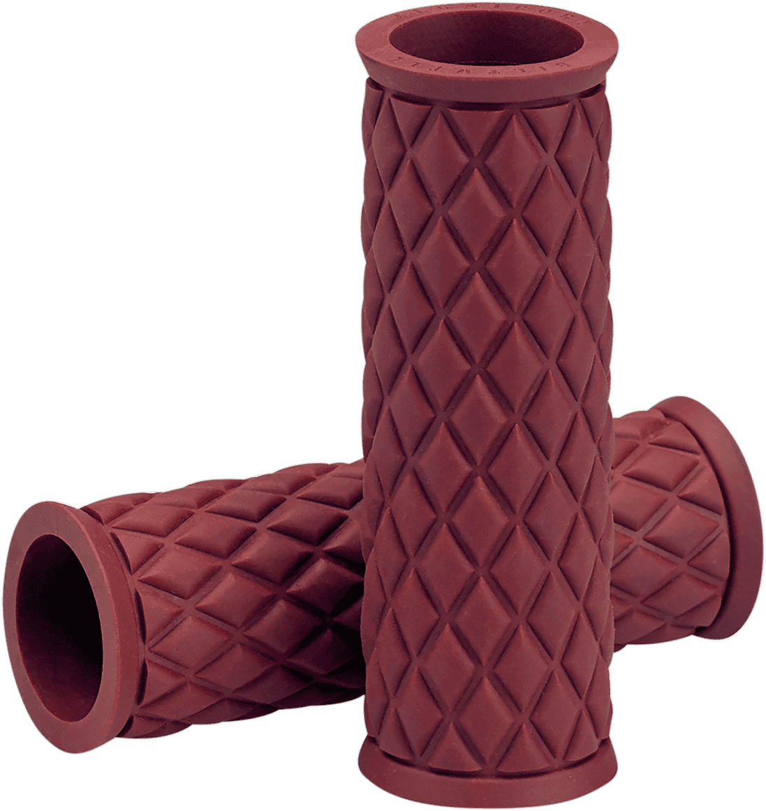 BILTWELL 0630-2326 Alumicore Grips - Replacement - Oxblood
