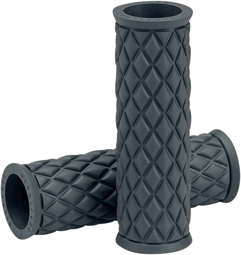 BILTWELL 0630-2328 Alumicore Grips - Replacement - Gray