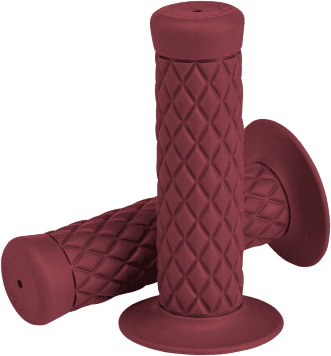 BILTWELL 0630-2336 Thruster Bar Grips - 1" - Oxblood