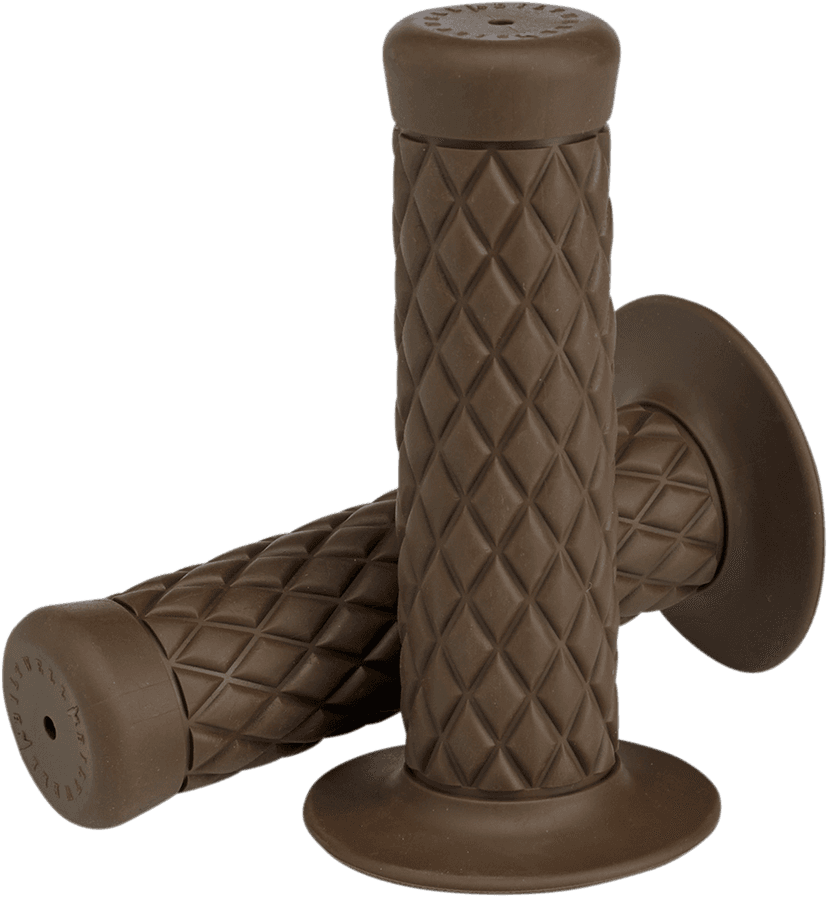 BILTWELL 0630-2337 Thruster Bar Grips - 1" - Chocolate