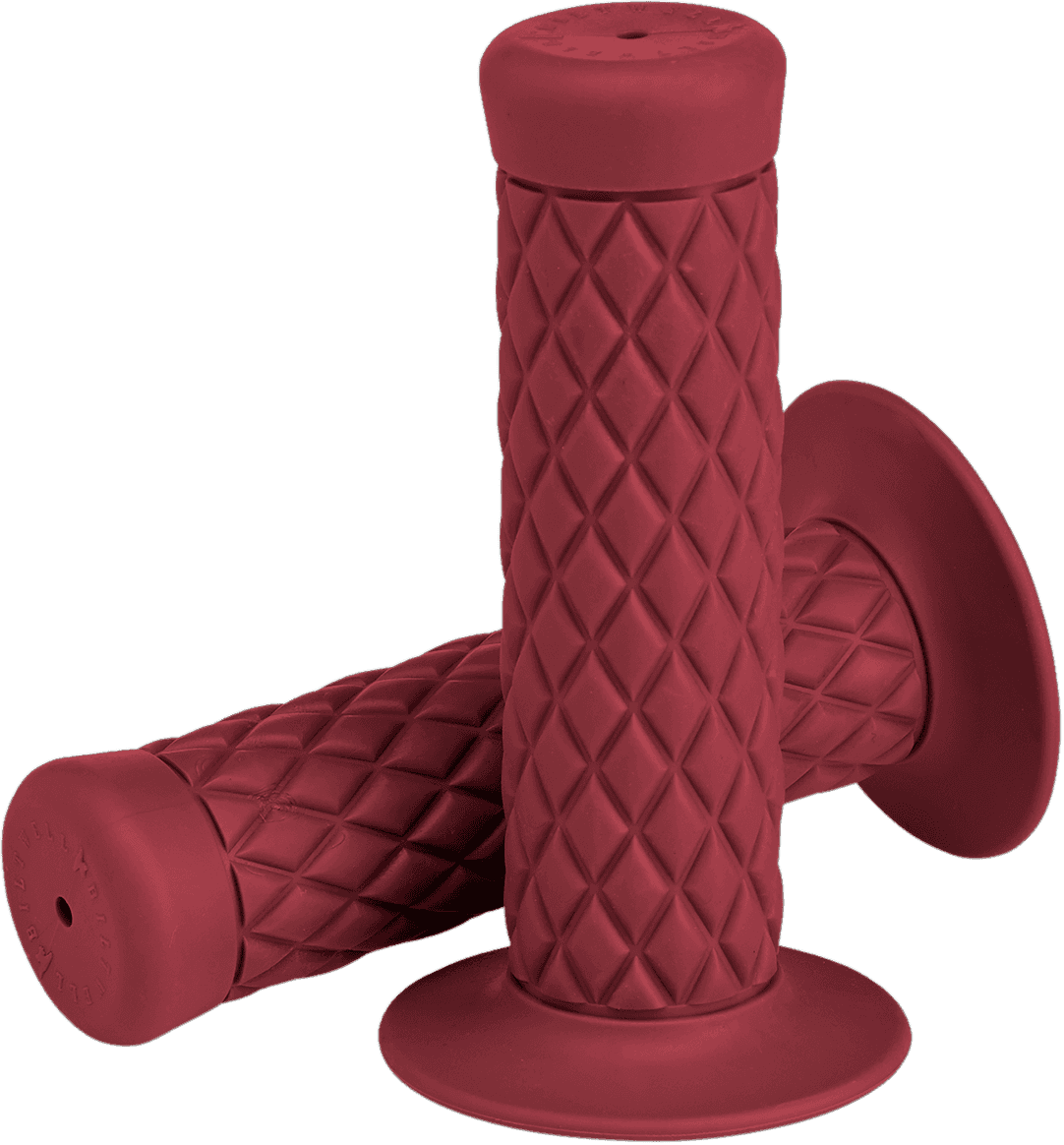 BILTWELL 0630-2507 Thruster Bar Grips - 7/8" - Oxblood