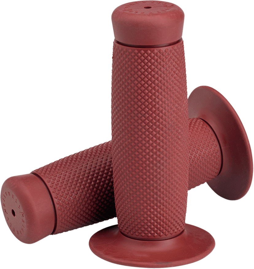 BILTWELL 0630-2517 Renegade Bar Grips - 7/8" - Oxblood