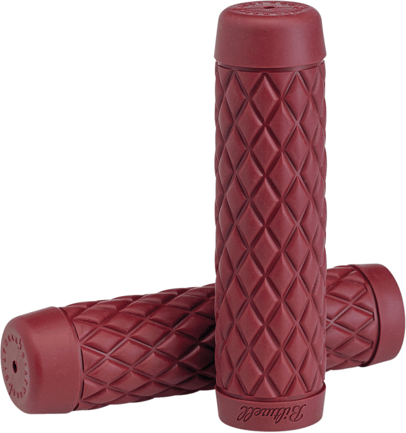 BILTWELL 0630-2522 Torker Grips - 7/8" - Oxblood