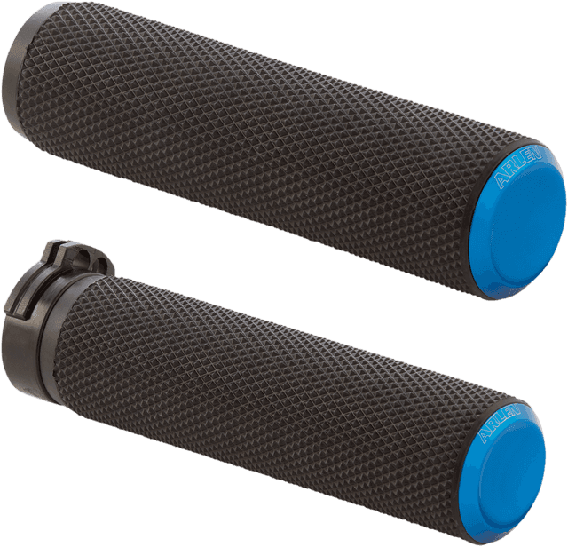 ARLEN NESS 0630-2593 Knurled Grips - Cable - Blue — image 1 of 3