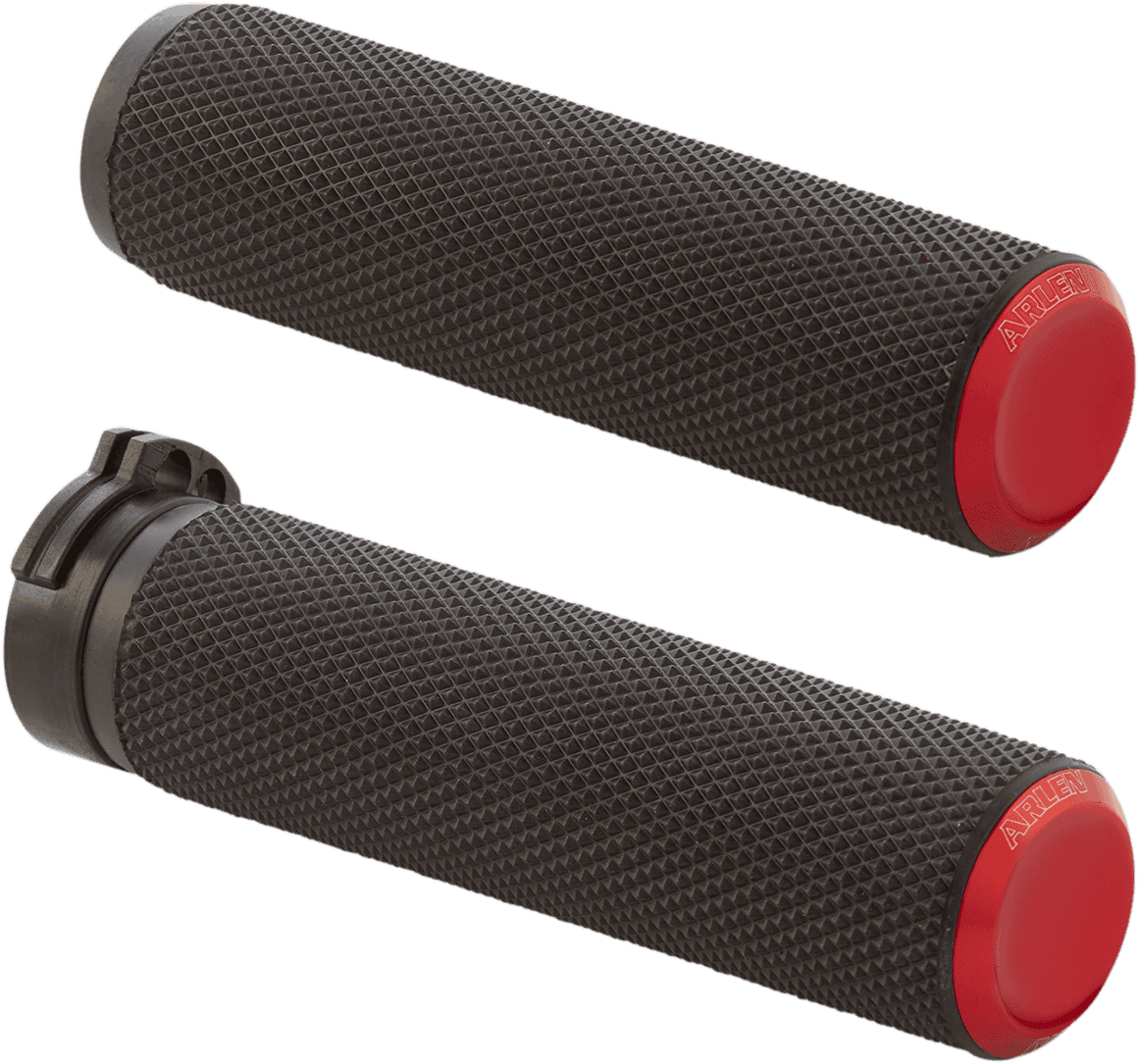 ARLEN NESS 0630-2594 Knurled Grips - Cable - Red