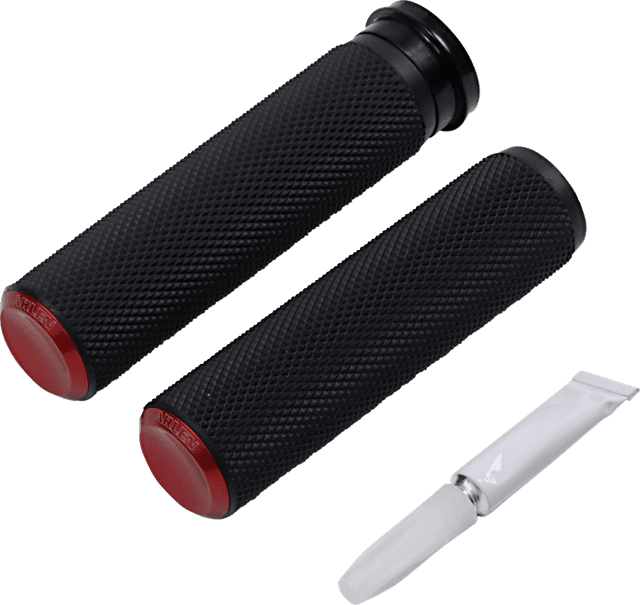 ARLEN NESS 0630-2597 Knurled Grips - TBW - Red