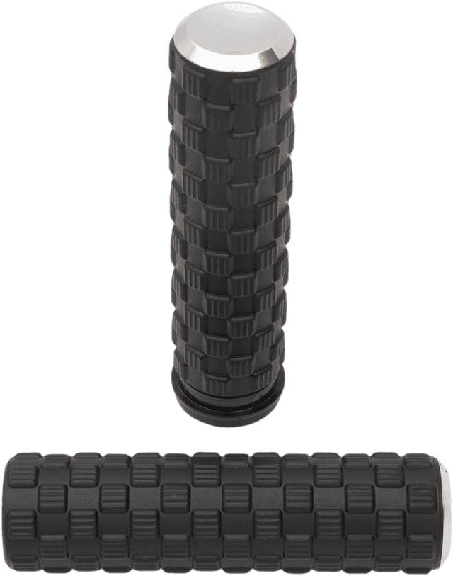 ARLEN NESS 0630-2602 Air Trax Grips - TBW - Chrome — image 2 of 2