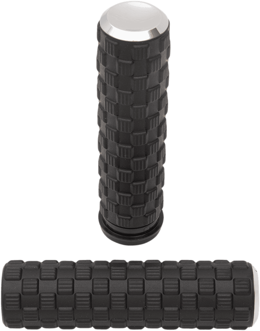 ARLEN NESS 0630-2602 Air Trax Grips - TBW - Chrome — image 2 of 2