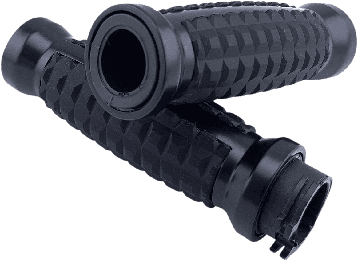 DRAG SPECIALTIES 0630-2640 Grenade Grips - Matte Black