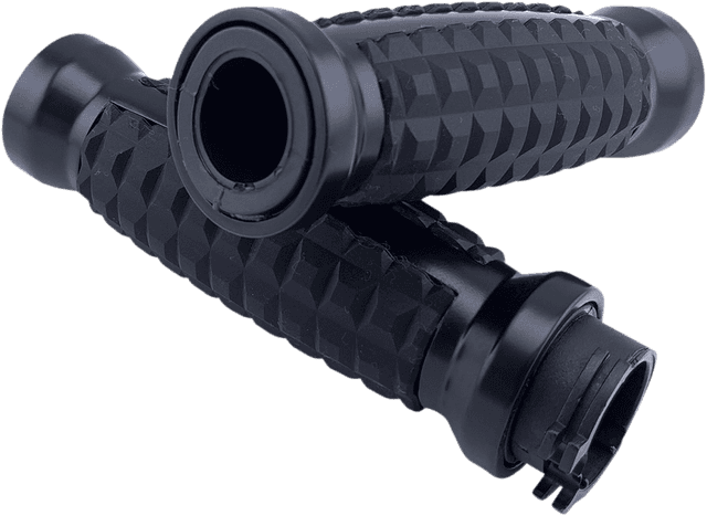 DRAG SPECIALTIES 0630-2640 Grenade Grips - Matte Black