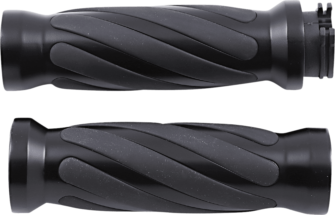 DRAG SPECIALTIES 0630-2689 Twisted Grips - Matte Black