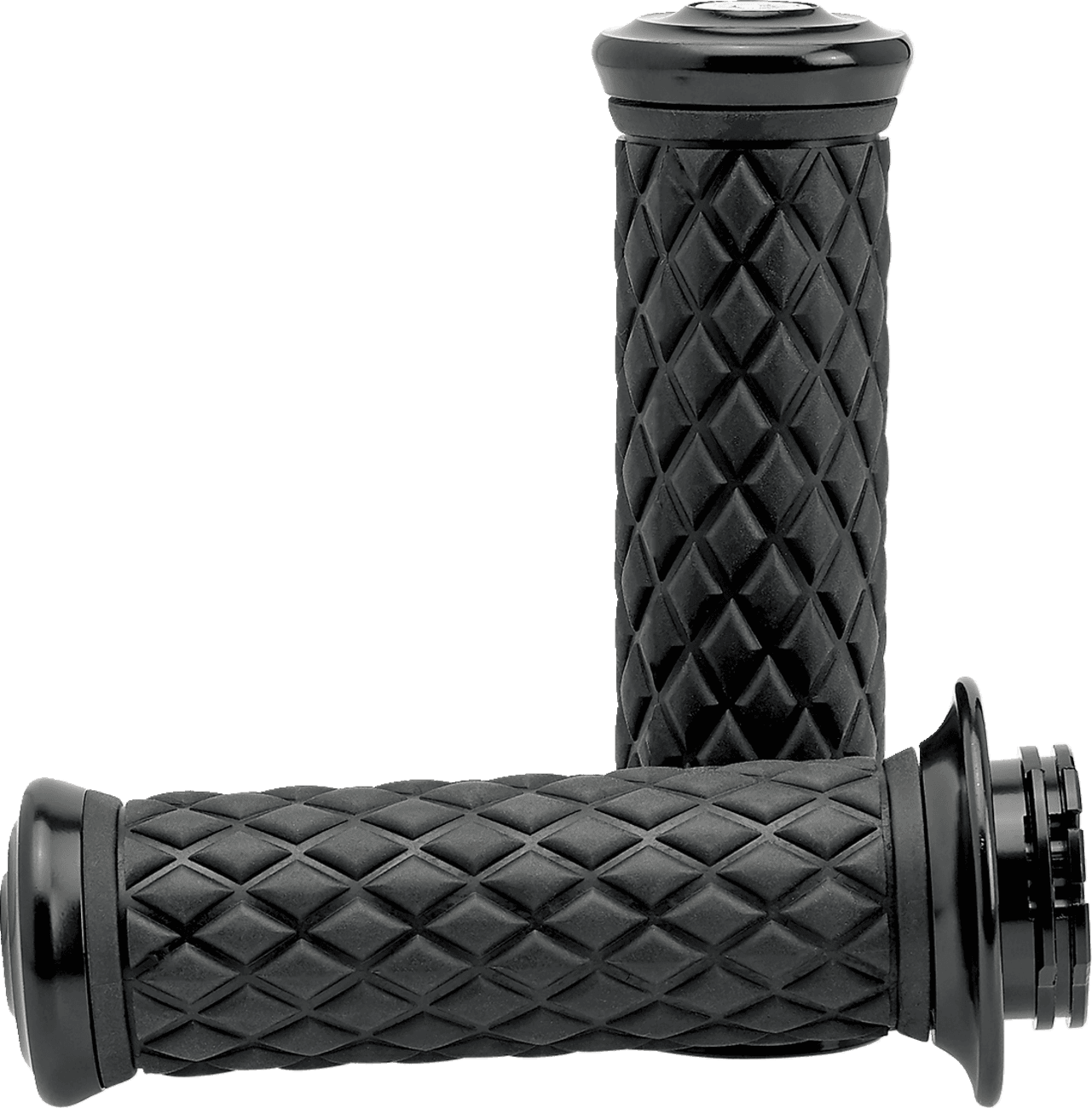 BILTWELL 0630-3188 Alumicore Grips - TBW - Black