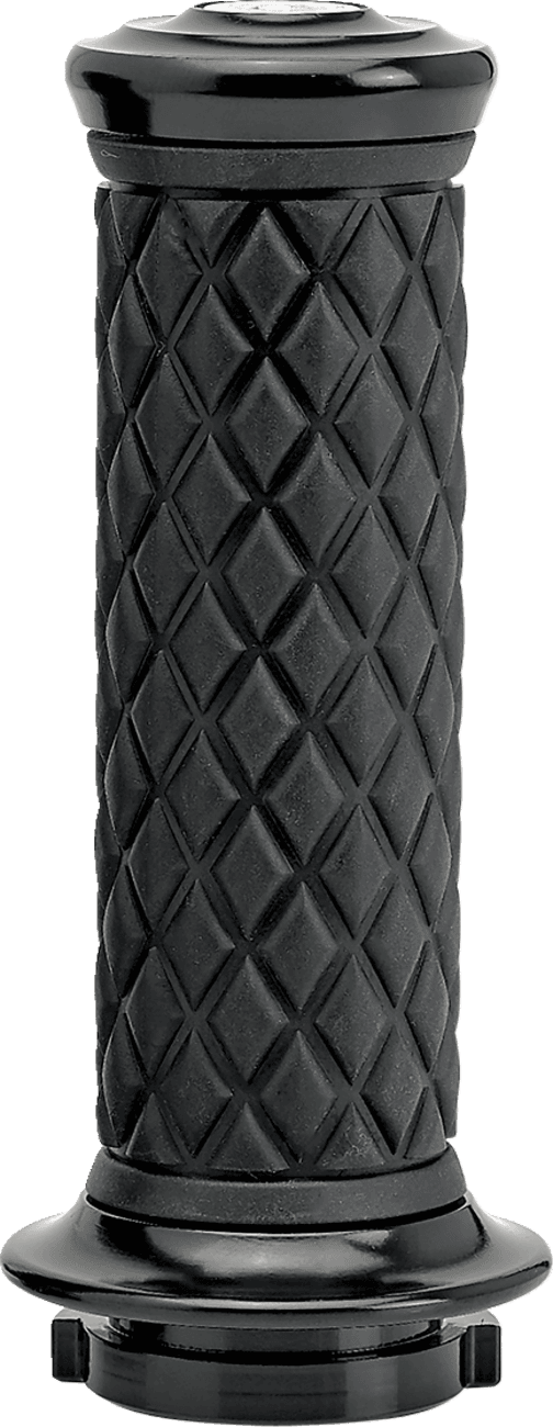 BILTWELL 0630-3188 Alumicore Grips - TBW - Black — image 2 of 5