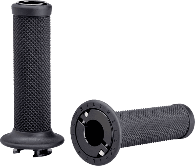 BILTWELL 0630-3189 Alumicore Grips - 7/8" - TBW - Black — image 2 of 5