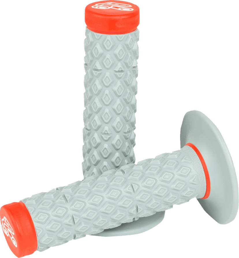 RENTHAL 0630-3195 MX Dual Grips - Comfort - Soft/Firm - Red — image 1 of 3