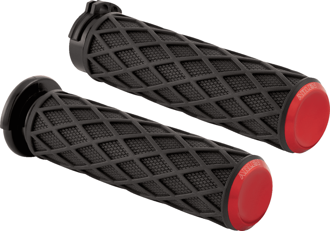 ARLEN NESS 0630-3210 Diamond Grips - Cable - Red