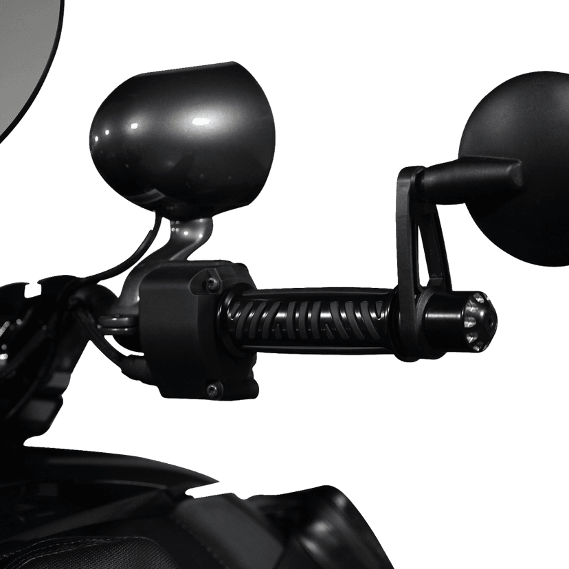 SHOW CHROME 0630-3213 Combat Grips - Ryker - Black — image 3 of 7