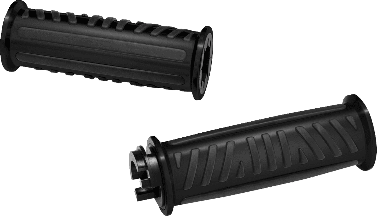 SHOW CHROME 0630-3213 Combat Grips - Ryker - Black