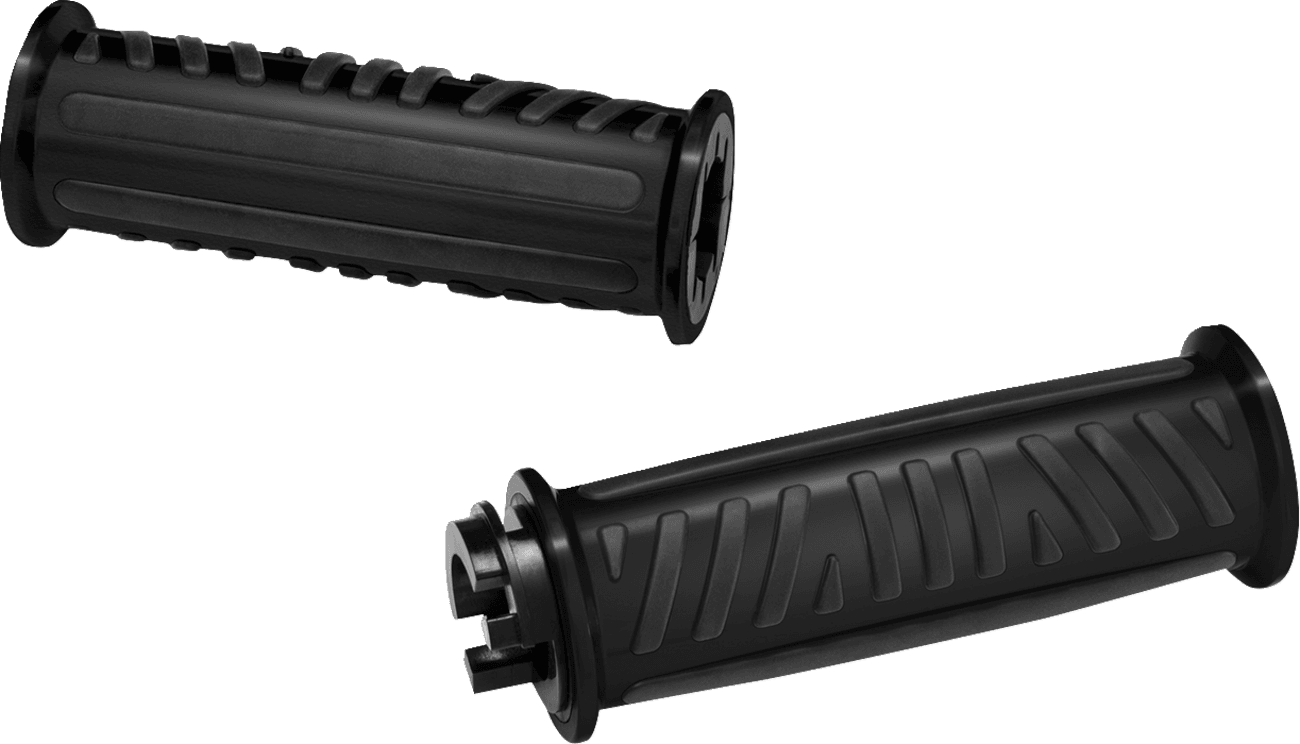 SHOW CHROME 0630-3213 Combat Grips - Ryker - Black