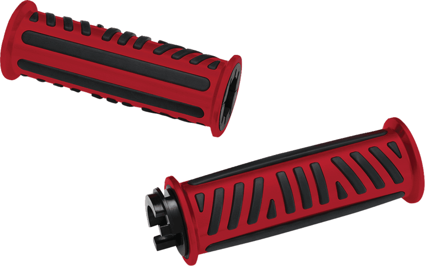 SHOW CHROME 0630-3215 Combat Grips - Ryker - Red — image 1 of 5