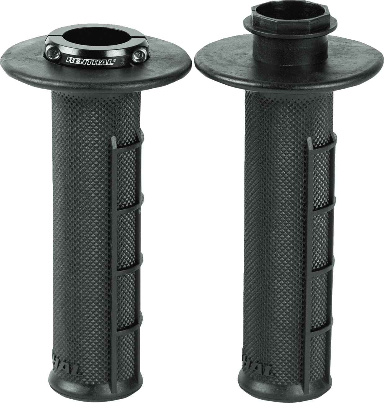RENTHAL 0630-3221 MX R-Works Lock-On Grips - Ultra Tacky - Half Waffle