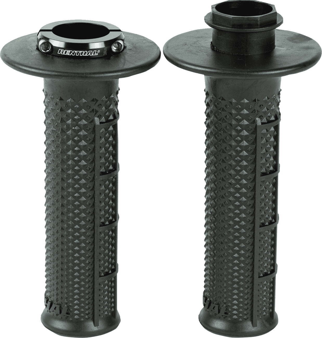 RENTHAL 0630-3224 MX R-Works Lock-On Grips - Ultra Tacky - Taper Half Waffle