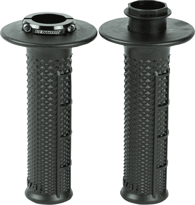 RENTHAL 0630-3224 MX R-Works Lock-On Grips - Ultra Tacky - Taper Half Waffle — image 1 of 4