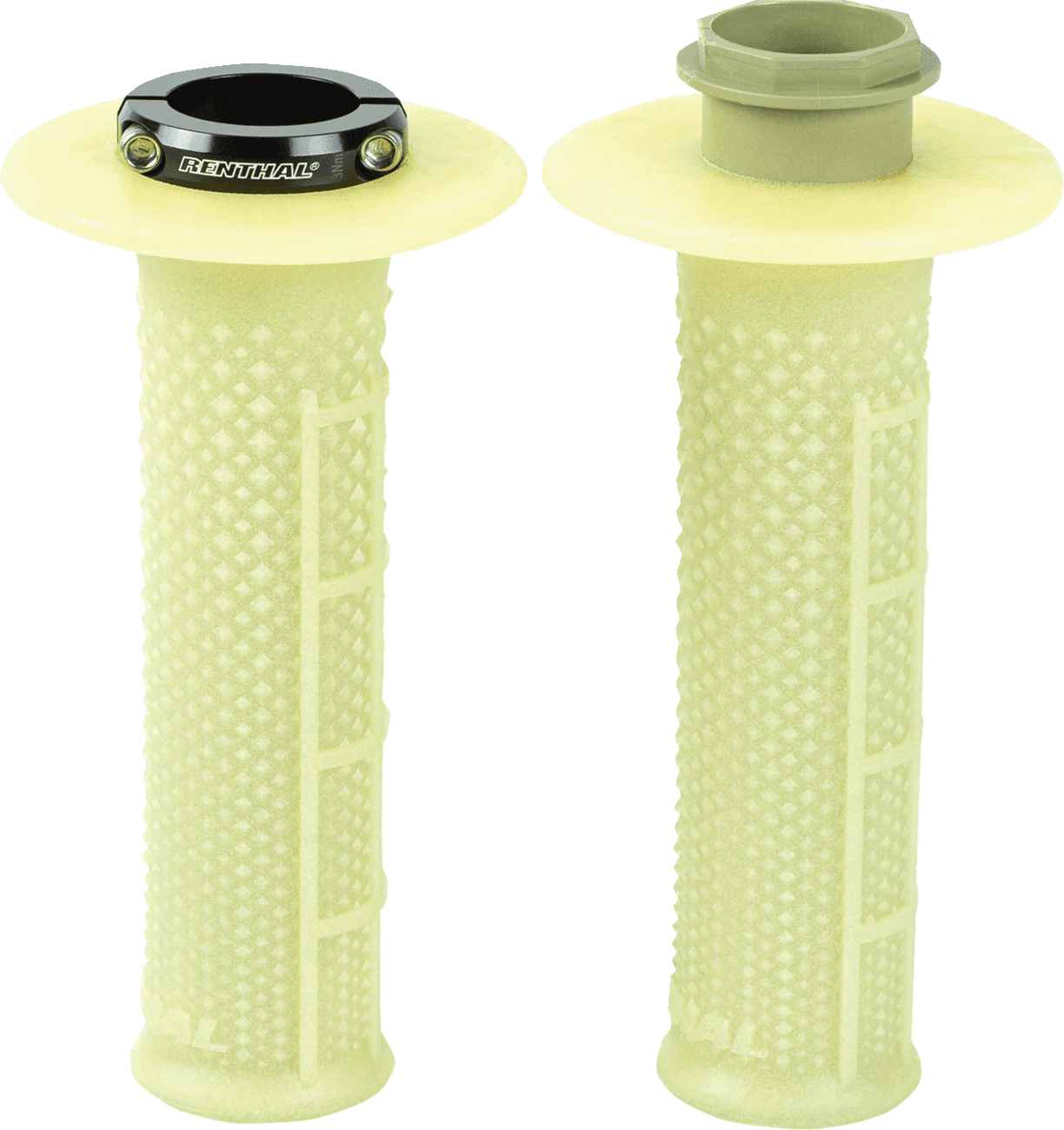 RENTHAL 0630-3225 MX R-Works Lock-On Grips - Aramid - Taper Half Waffle