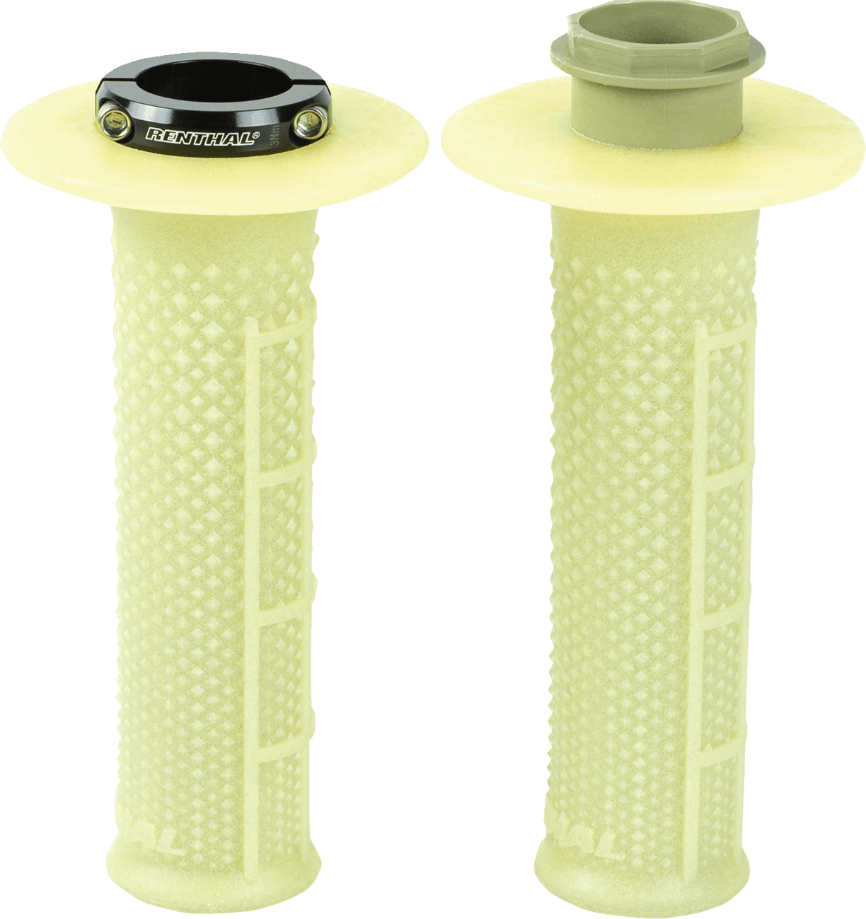 RENTHAL 0630-3225 MX R-Works Lock-On Grips - Aramid - Taper Half Waffle