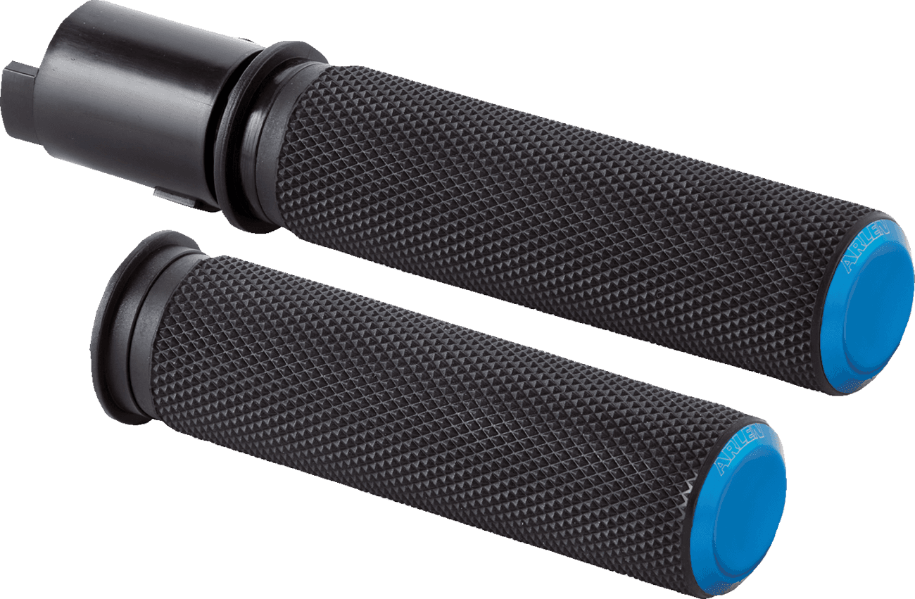 ARLEN NESS 0630-3255 Knurled Grips - TBW - Blue