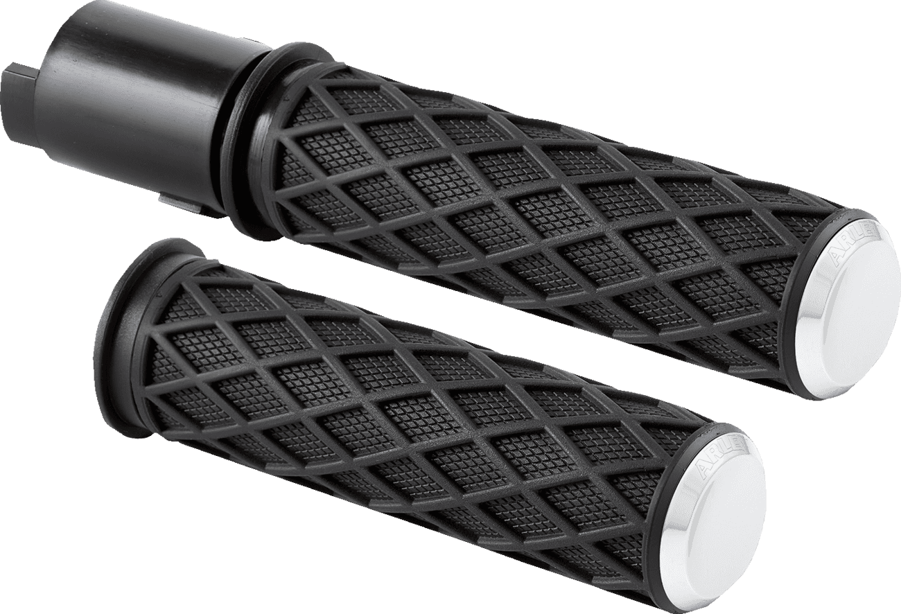 ARLEN NESS 0630-3259 Diamond Grips - TBW - Chrome