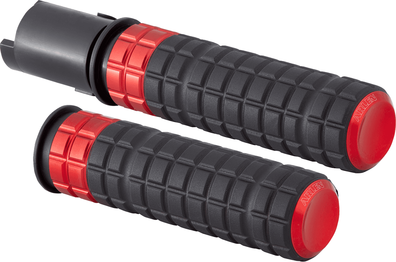 ARLEN NESS 0630-3266 SpeedLiner Grips - TBW - Red