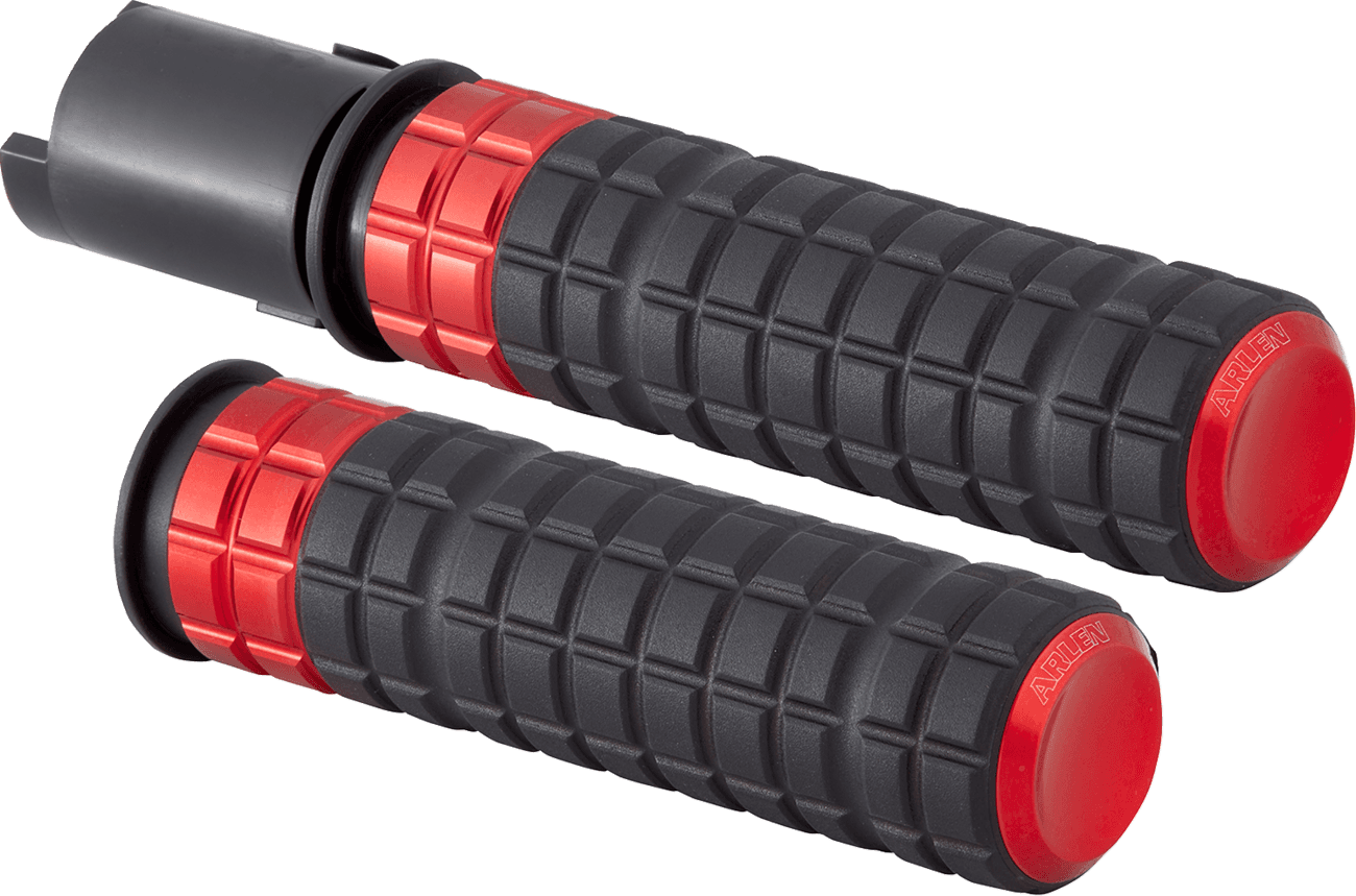 ARLEN NESS 0630-3266 SpeedLiner Grips - TBW - Red