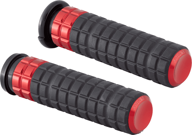 ARLEN NESS 0630-3275 SpeedLiner Grips - TBW - Red