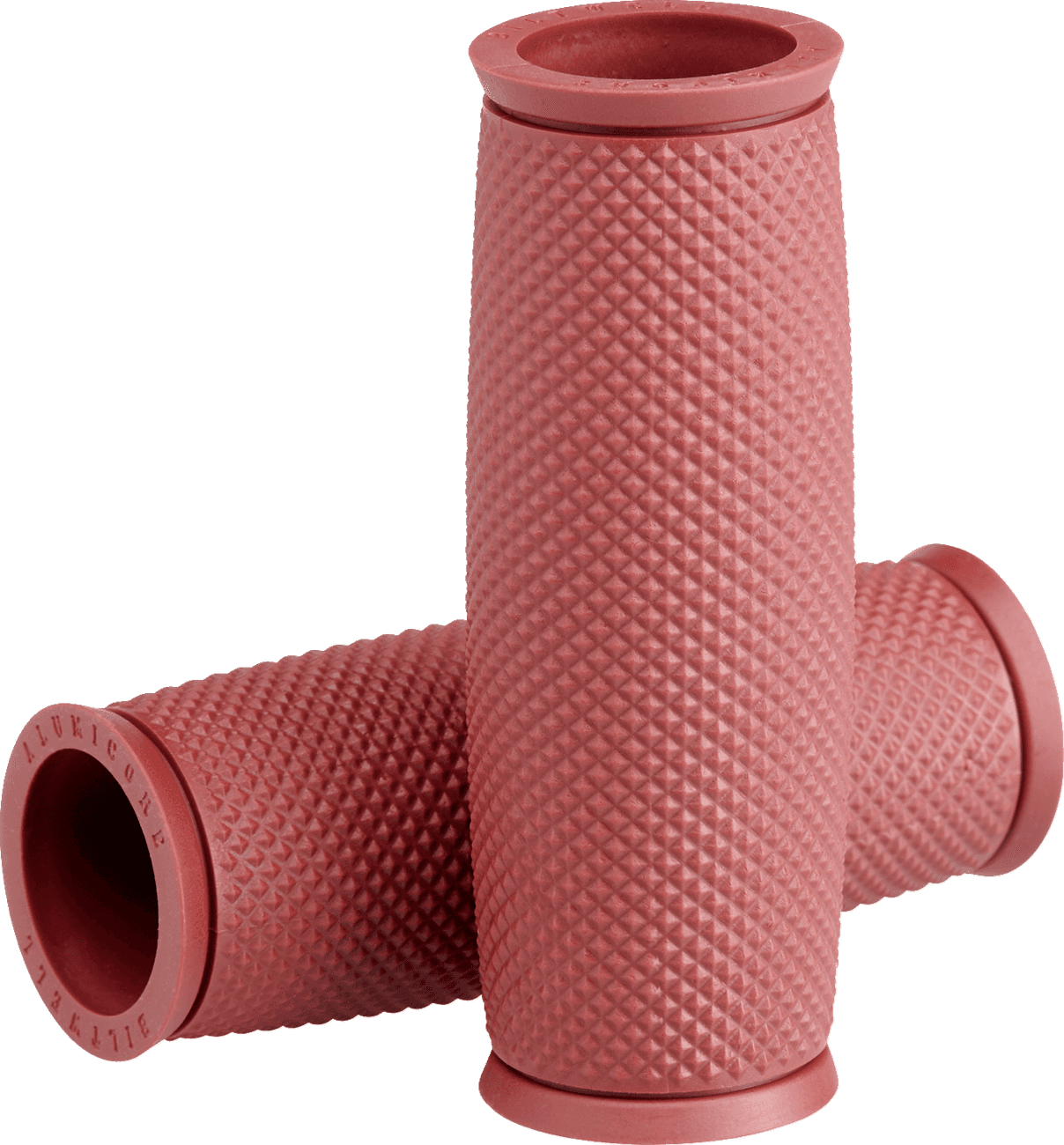 BILTWELL 0630-3278 Replacement Alumicore Grip Sleeves - 1" - Recoil - Oxblood