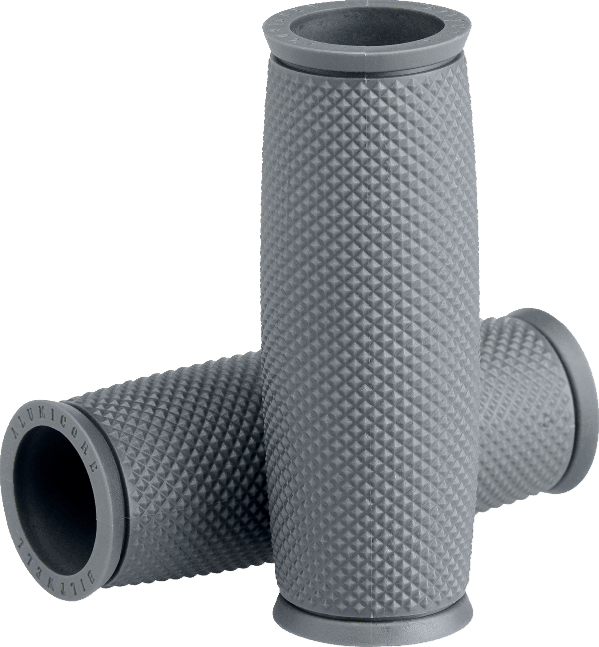 BILTWELL 0630-3280 Replacement Alumicore Grip Sleeves - 1" - Recoil - Gray
