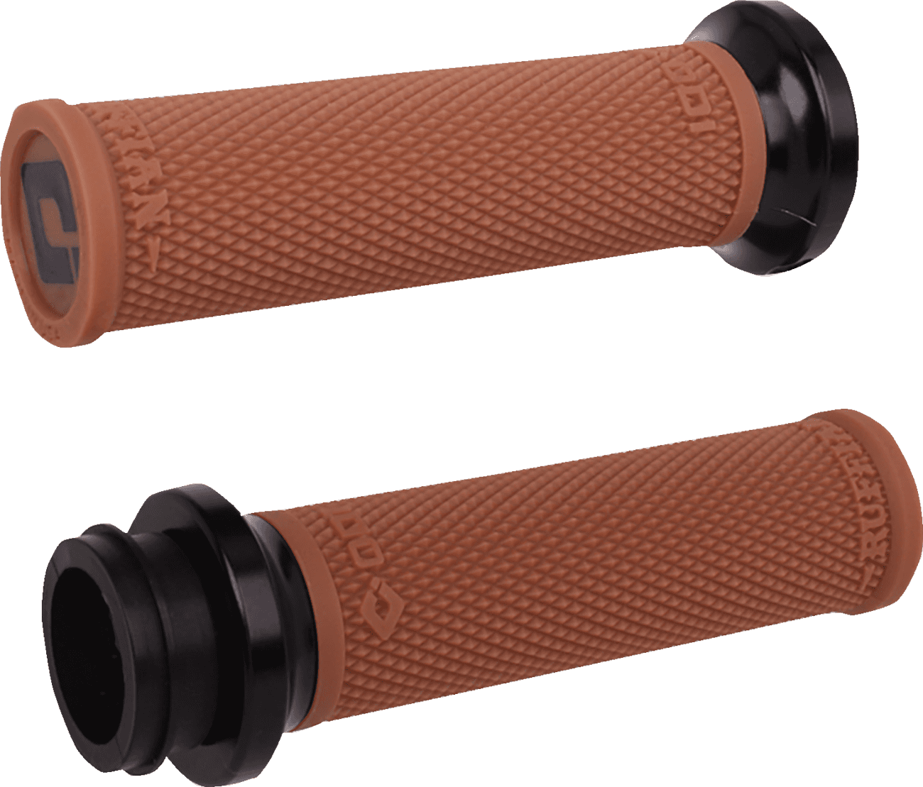 ODI 06303408 Ruffian Lock-On Street Grips - TBW - Gum/Black