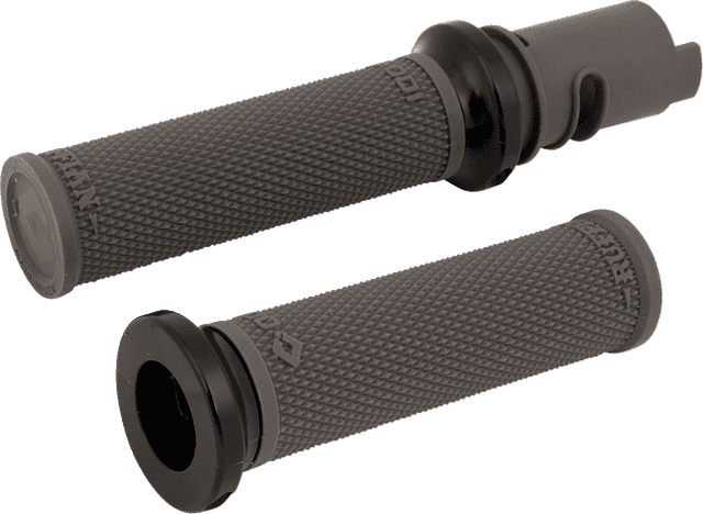 ODI 06303423 Ruffian Lock-On Street Grips - CVO - Graphite/Black